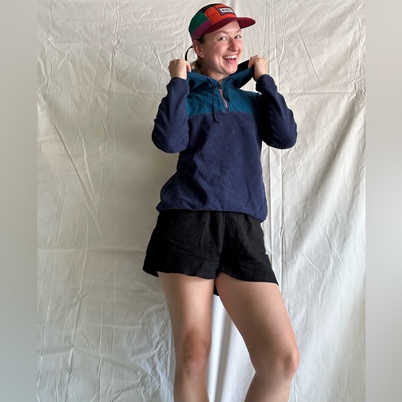 Prana Hoodie - Colorblock Blue Scallop - Picture 6 of 13